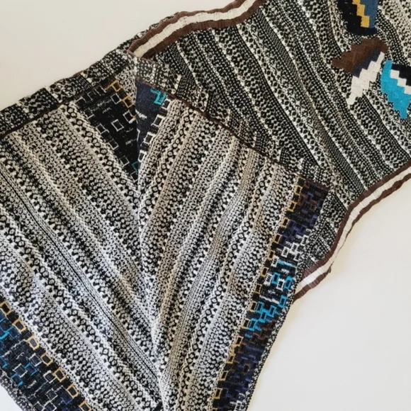 CALYPSO ST. BARTH - Tweed Embroidered Boho Tunic Size Small - Picture 11 of 15